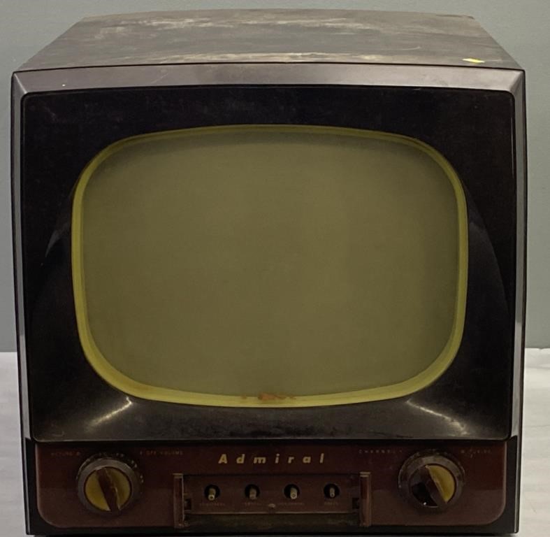 Vintage Admiral Box Television as is
