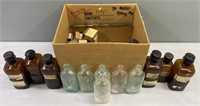 Apothecary & Other Bottles Lot Collection