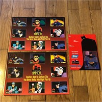 (3) Skybox Batman Trading Card Promo Card Ads