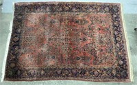 145” X 101” Semi Antique Sarouk Oriental Rug
