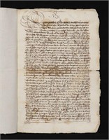 16th c. Spanish Manuscript Document