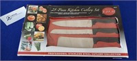 21 Piece Kitchen Cutlery Set