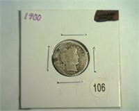 1900 BARBER DIME