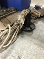 BOAT ANCHOR AND ROPE