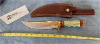 Hunting Knife w/ Leather Sheath