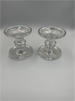 2 Iridescent Candle Holders