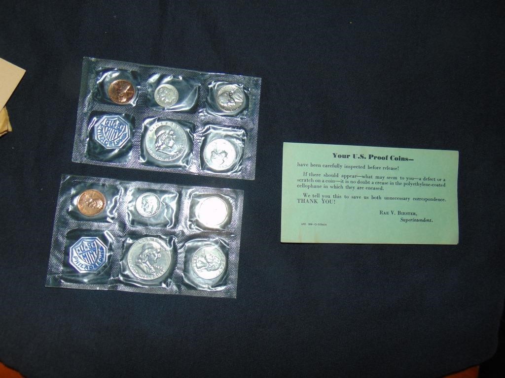 1959 US Mint Proof Set W/Coa