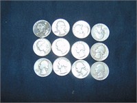 (14) 1964 & Before 90% Silver Quarters