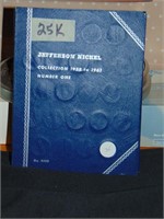 Jefferson Nickel Book  #1 1938-1961