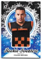 Chase Brown 2023 Donruss Rookie Sweaters RC