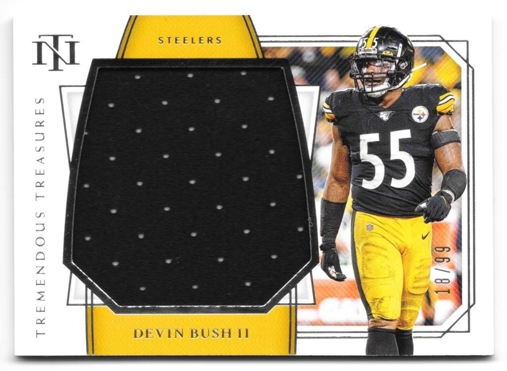 Devin Bush II 2019 National Treasures Patch #/99