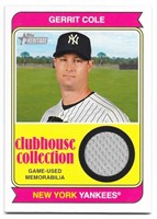 Gerrit Cole 2023 Topps Heritage Patch