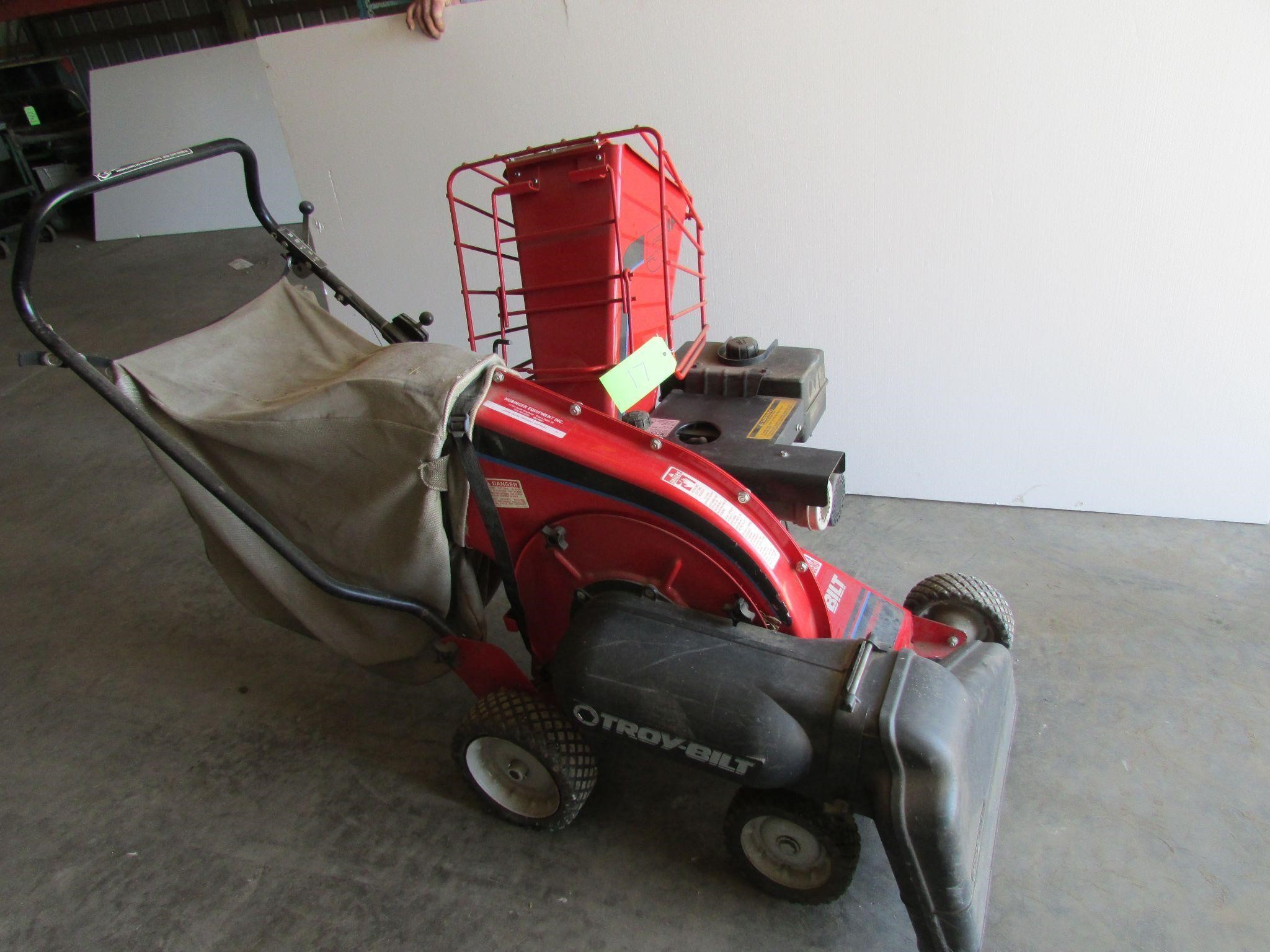 Troy Bilt Chipper Vacuum Tecumseh Engine 5 HP