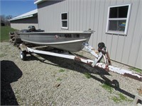 Starcraft 12 Ft Boat Mariner 15 HP Motor Trailer