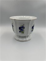 Vintage Formalities Blue Victorian Rose Vase