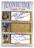 Clemente/Banks/Mantle Iconic Ink Triple Cuts