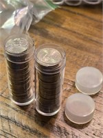 78 US Nickel Coins, mostly 2000 up , a few