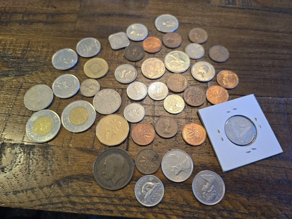 Lot of Assorted foreign coins