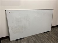 Large Dry Erase board. 71in wide X 40in tall