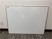 Dry Erase board. 48in wide X 36in tall
