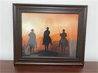 Cowboys Framed print. 25.5in X 21.5in