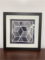 Framed Print - Geometric art. 28in X 28in