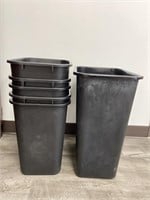 LOT - (6) Office trash cans