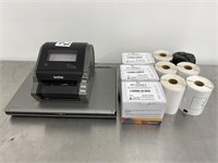 Brother shipping label printer system