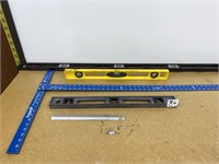 LOT - Rulers and levels. See photos