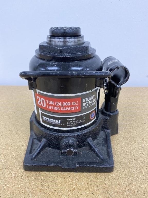 Torin stubby hydraulic bottle jack. 20 ton.