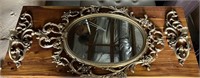 Home Interior Style Mirror & Candle Sconces