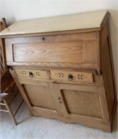 Oak Secretary’s Cabinet 39 x 41 x 18 inches