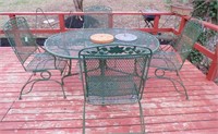 Wrought Iron Table & Chairs