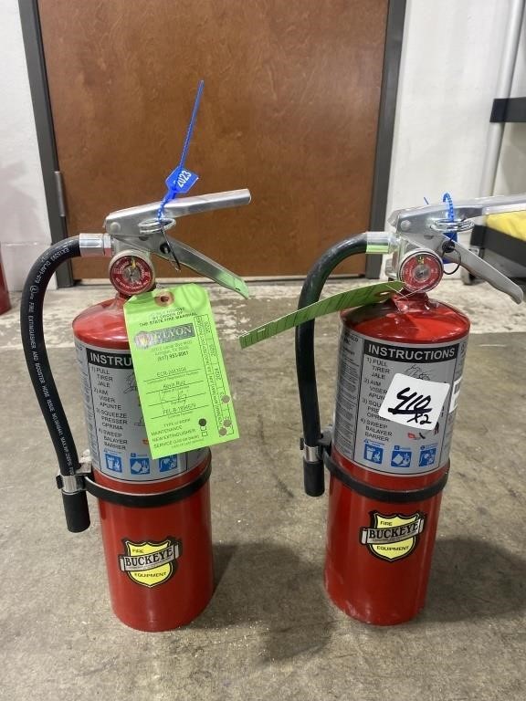 (2) Fire extinguishers