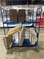Uline mobile shipping box cart