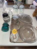 Measuring Cups, Mixing Bowl & Glassware