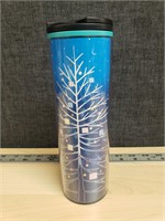 Starbucks Plastic Cup With Lid, Christmas Tree