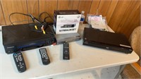 Sony DVD , Panasonic vhs, DVD Rewriter and player