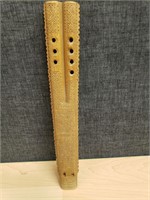 Balkan Hand Carved  Wooden Double Flute