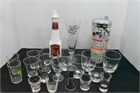 Bar Glasses-Shaker/Mixer, Swiss Chocolate Liqueur