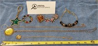 3 Necklaces; Bracelet; & Mixed Items