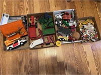 (4) Boxes of Assorted Toy PARTS