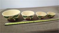 WATT POTTERY NESTING BOWLS