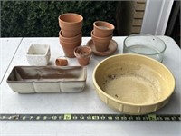 Clay Flower Pots, Frankoma Flower Planter