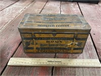Antique Blanke’s Happy Thought Coffee Tin