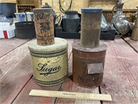 Four Vintage Tins