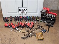 nut drivers, screwdrivers & allen wrenches