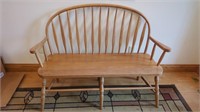 OAK BENCH 30" TALL X 48" X 17"