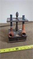 MUSICAL PIPE STAND WITH PIPES