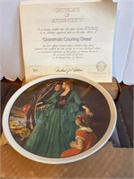 Edwin Knowles Collectors Plate with COA